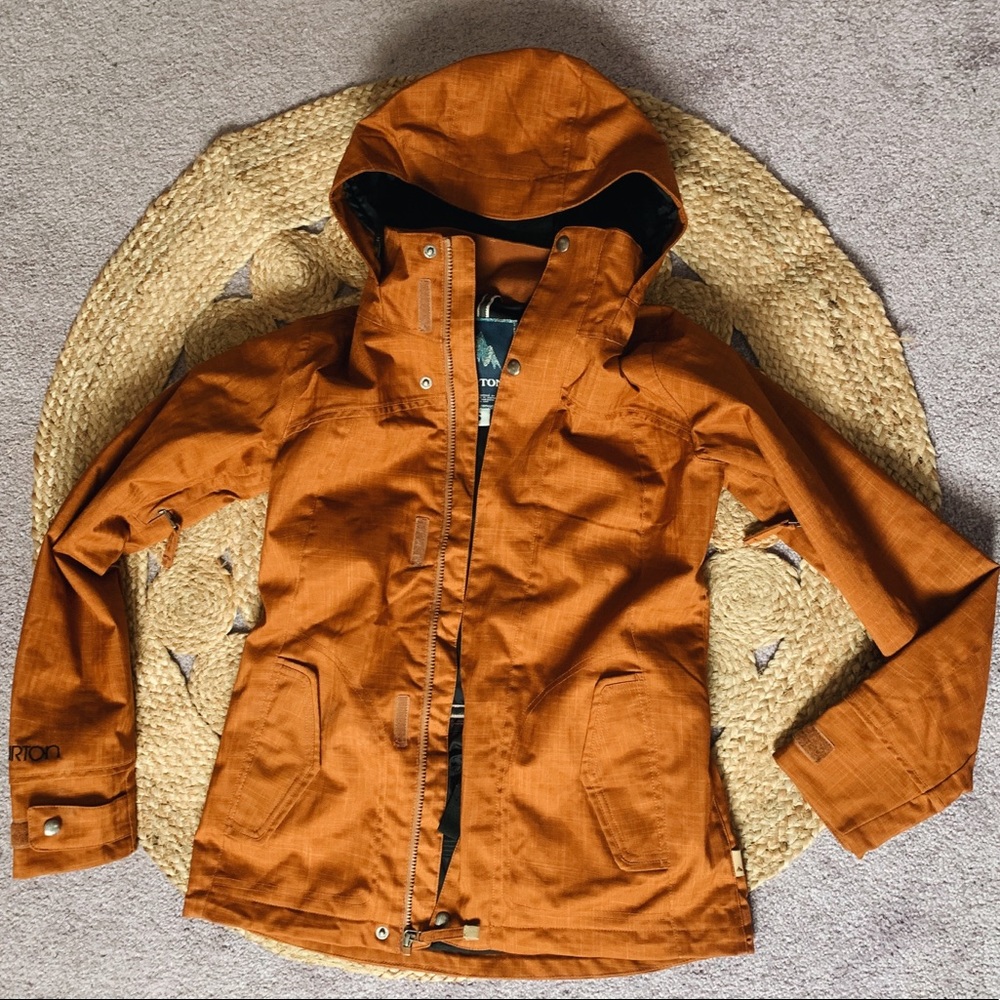 BURTON burnt orange - snowboarding // ski coat